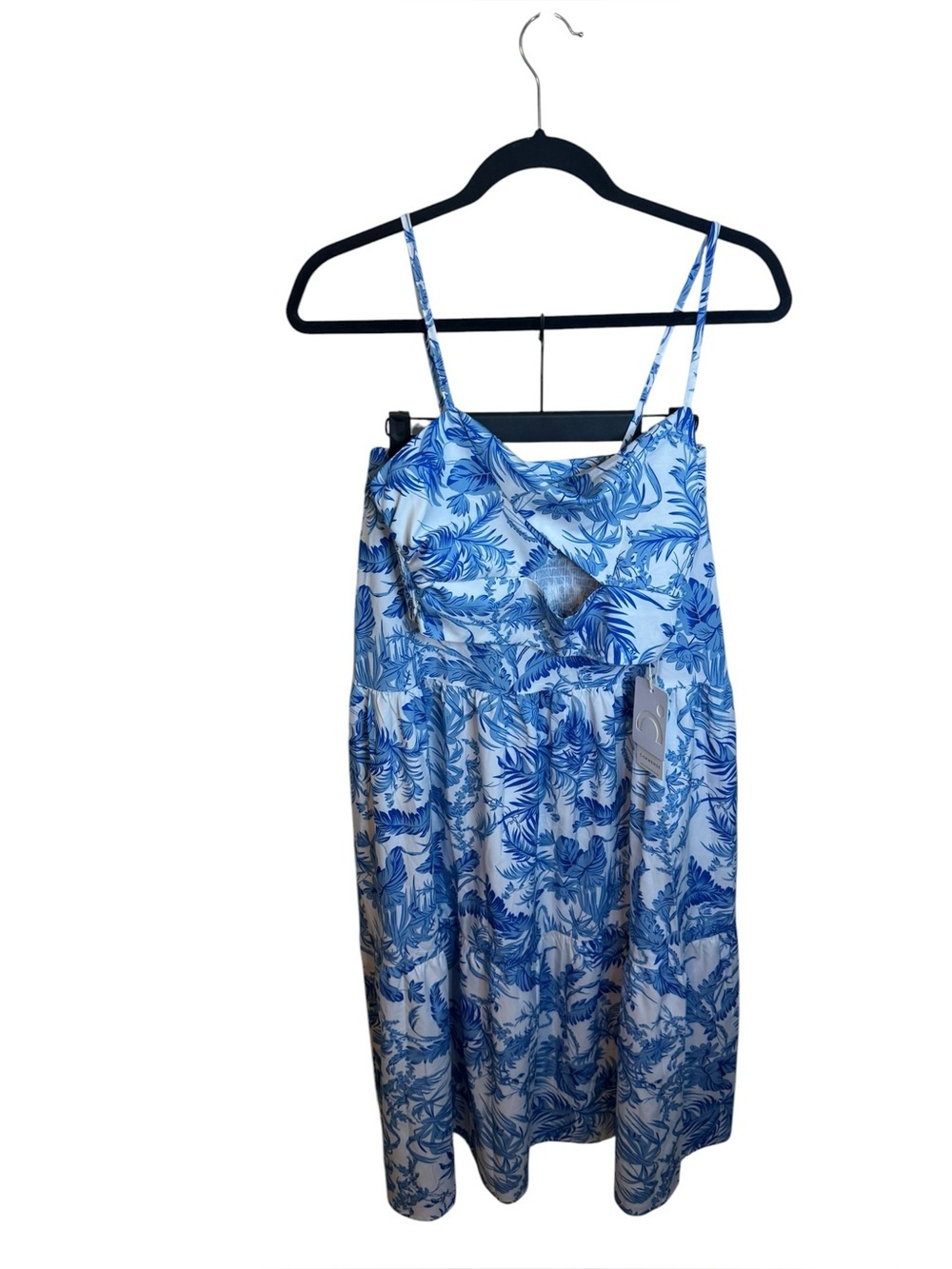 Nwt Commense Seaside Joy Print Twist Detail Skirt Set